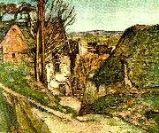 Paul Cezanne den hangdes hus oil painting reproduction